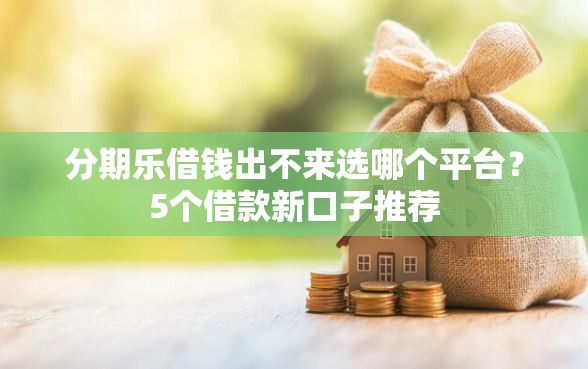 分期乐借钱出不来选哪个平台？5个借款新口子推荐
