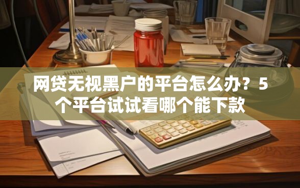 网贷无视黑户的平台怎么办？5个平台试试看哪个能下款