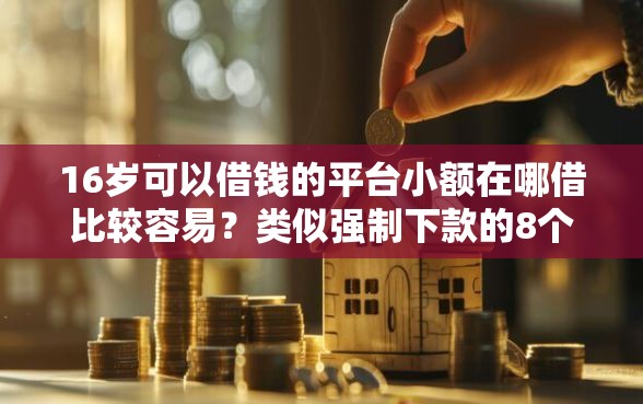 16岁可以借钱的平台小额在哪借比较容易？类似强制下款的8个口子参考
