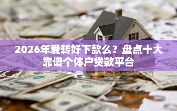 2026年爱转好下款么？盘点十大靠谱个体户贷款平台