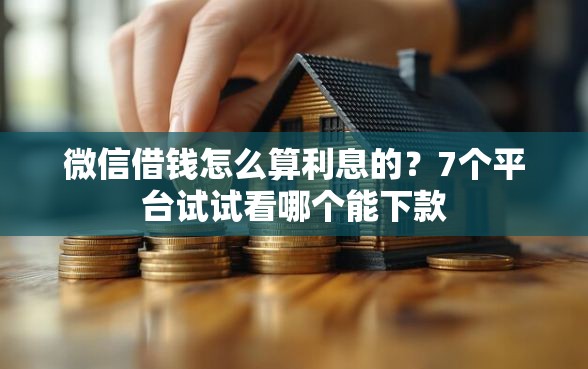 微信借钱怎么算利息的？7个平台试试看哪个能下款