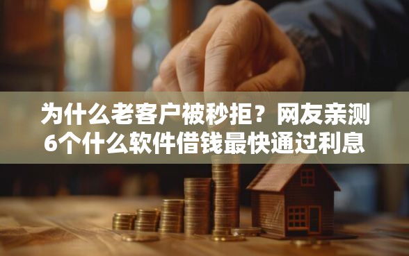 为什么老客户被秒拒？网友亲测6个什么软件借钱最快通过利息低盘点