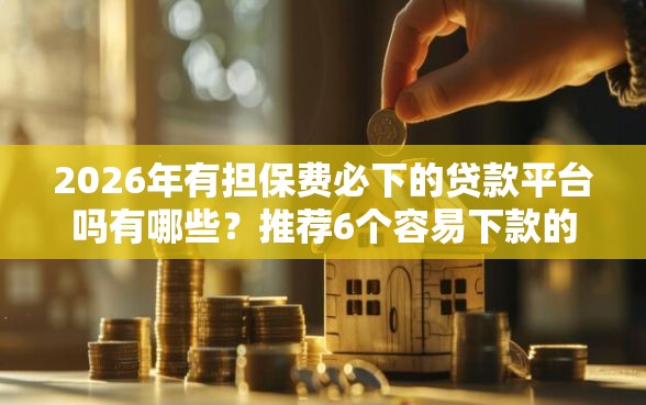 2026年有担保费必下的贷款平台吗有哪些？推荐6个容易下款的平台