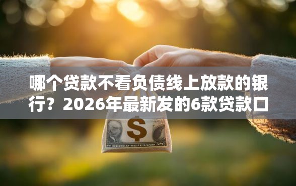 哪个贷款不看负债线上放款的银行?2026年最新发的6款贷款口子 哪个贷款不看负债线上放款的银行?2026年最新发的6款贷款口子