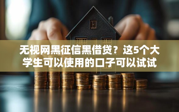 无视网黑征信黑借贷?这5个大学生可以使用的口子可以试试 无视网黑征信黑借贷?这5个大学生可以使用的口子可以试试