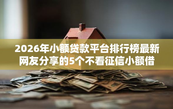 2026年小额贷款平台排行榜最新网友分享的5个不看征信小额借钱的软件我觉得不错! 2026年小额贷款平台排行榜最新网友分享的5个不看征信小额借钱的软件我觉得不错!