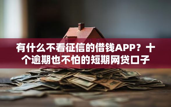 有什么不看征信的借钱APP？十个逾期也不怕的短期网贷口子