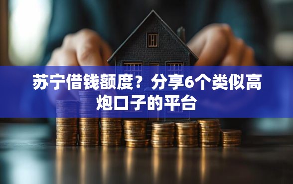 苏宁借钱额度？分享6个类似高炮口子的平台