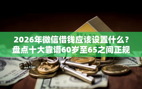 2026年微信借钱应该设置什么？盘点十大靠谱60岁至65之间正规借款平台
