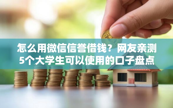 怎么用微信信誉借钱?网友亲测5个大学生可以使用的口子盘点 怎么用微信信誉借钱?网友亲测5个大学生可以使用的口子盘点