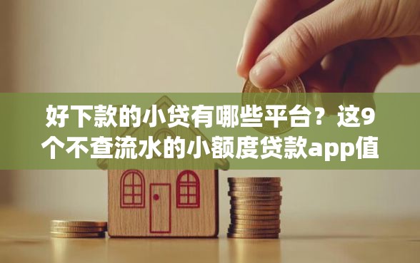 好下款的小贷有哪些平台？这9个不查流水的小额度贷款app值得一试