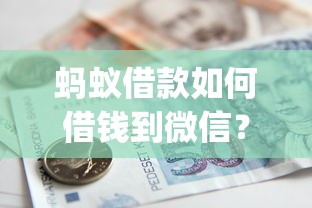蚂蚁借款如何借钱到微信?十个逾期也不怕的黑白贷款不是高炮的app 蚂蚁借款如何借钱到微信?十个逾期也不怕的黑白贷款不是高炮的app
