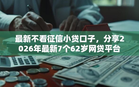 最新不看征信小贷口子,分享2026年最新7个62岁网贷平台 最新不看征信小贷口子,分享2026年最新7个62岁网贷平台