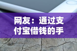 网友：通过支付宝借钱的手机？求介绍几款网贷天眼平台