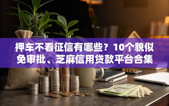 押车不看征信有哪些？10个貌似免审批、芝麻信用贷款平台合集