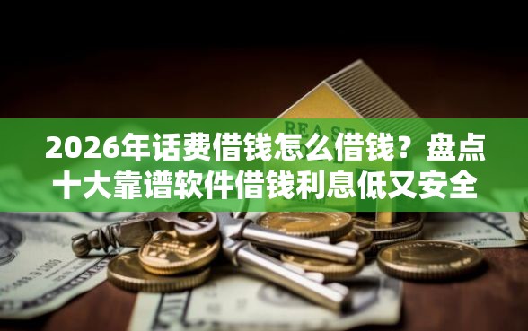 2026年话费借钱怎么借钱？盘点十大靠谱软件借钱利息低又安全