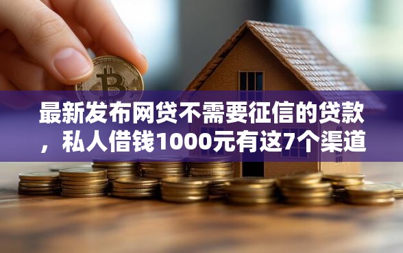最新发布网贷不需要征信的贷款，私人借钱1000元有这7个渠道