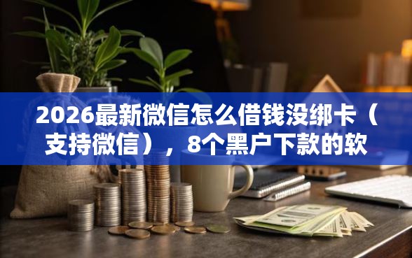 2026最新微信怎么借钱没绑卡（支持微信），8个黑户下款的软件无私分享