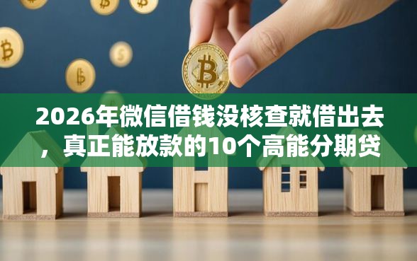 2026年微信借钱没核查就借出去，真正能放款的10个高能分期贷款平台新秀推荐