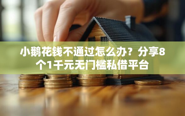 小鹅花钱不通过怎么办？分享8个1千元无门槛私借平台