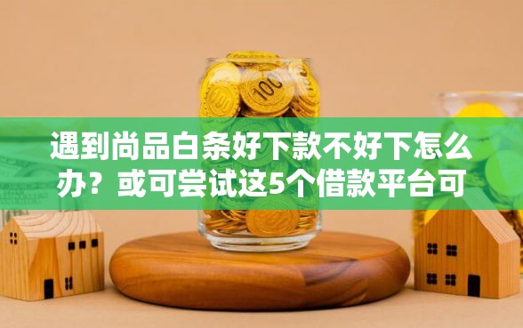 遇到尚品白条好下款不好下怎么办？或可尝试这5个借款平台可以贷款20万