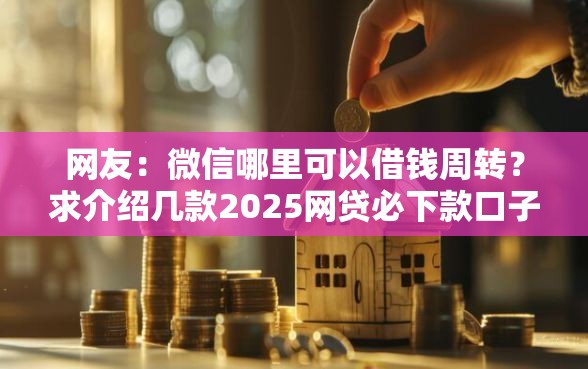 网友:微信哪里可以借钱周转?求介绍几款2025网贷必下款口子 网友:微信哪里可以借钱周转?求介绍几款2025网贷必下款口子