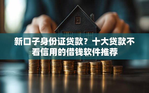新口子身份证贷款？十大贷款不看信用的借钱软件推荐