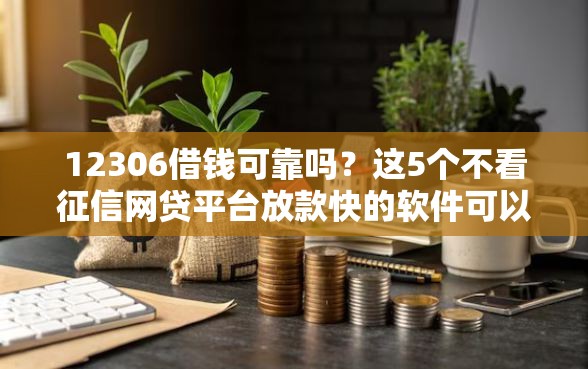 12306借钱可靠吗？这5个不看征信网贷平台放款快的软件可以试试