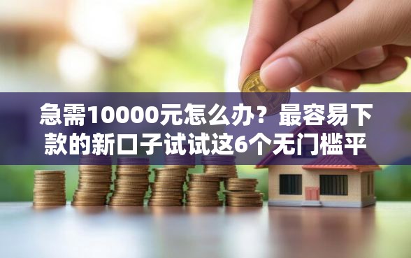 急需10000元怎么办？最容易下款的新口子试试这6个无门槛平台