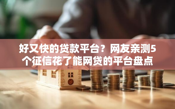 好又快的贷款平台？网友亲测5个征信花了能网贷的平台盘点