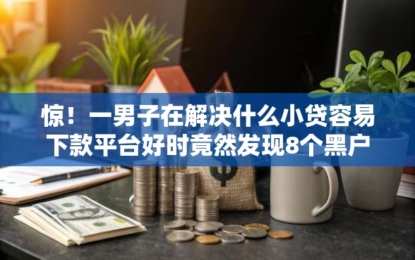 惊！一男子在解决什么小贷容易下款平台好时竟然发现8个黑户贷款口子秒下的，事后分享了出来