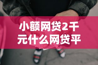 小额网贷2千元什么网贷平台正规，易借钱包贷款怎么样的7个平台介绍
