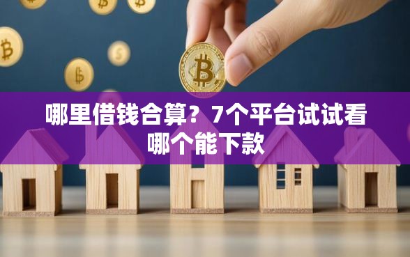哪里借钱合算？7个平台试试看哪个能下款