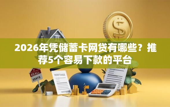 2026年凭储蓄卡网贷有哪些？推荐5个容易下款的平台
