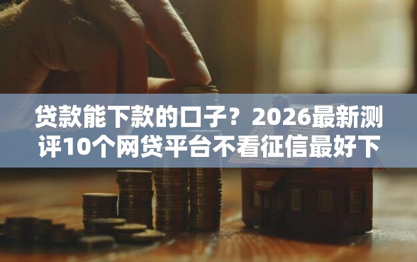 贷款能下款的口子？2026最新测评10个网贷平台不看征信最好下款