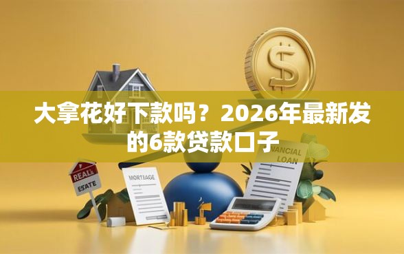 大拿花好下款吗？2026年最新发的6款贷款口子