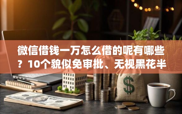 微信借钱一万怎么借的呢有哪些？10个貌似免审批、无视黑花半夜下款的网贷app合集