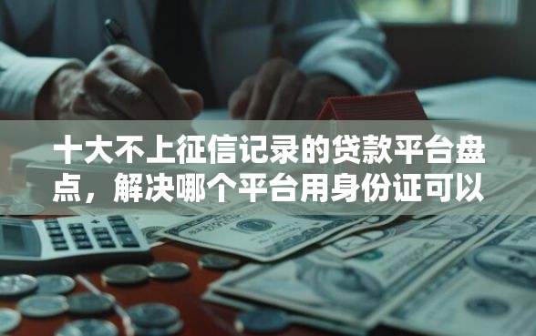 十大不上征信记录的贷款平台盘点，解决哪个平台用身份证可以借钱的问题