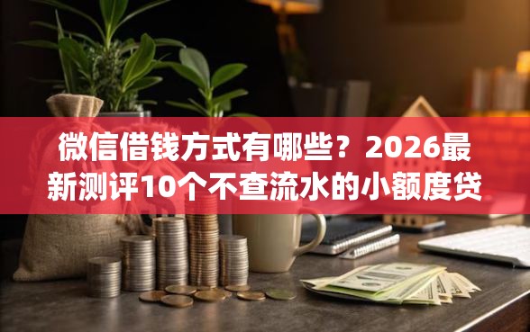 微信借钱方式有哪些？2026最新测评10个不查流水的小额度贷款app