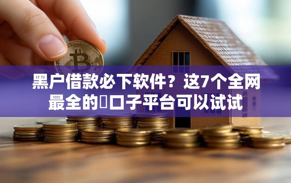 黑户借款必下软件？这7个全网最全的黒口子平台可以试试