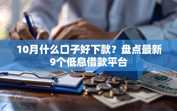 10月什么口子好下款？盘点最新9个低息借款平台