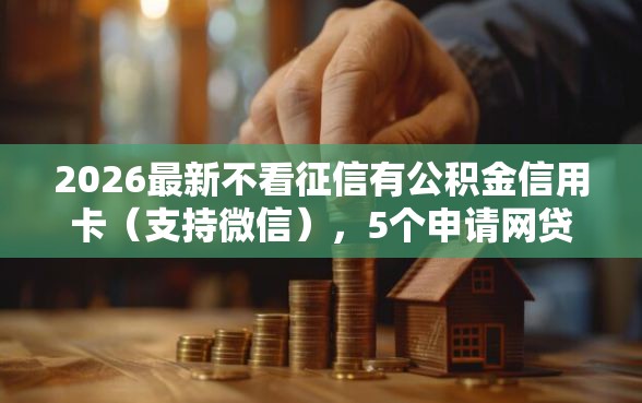 2026最新不看征信有公积金信用卡（支持微信），5个申请网贷秒拒还有哪几个平台可以借无私分享