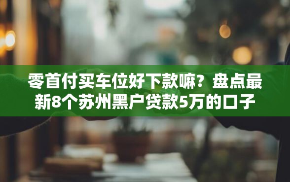 零首付买车位好下款嘛？盘点最新8个苏州黑户贷款5万的口子