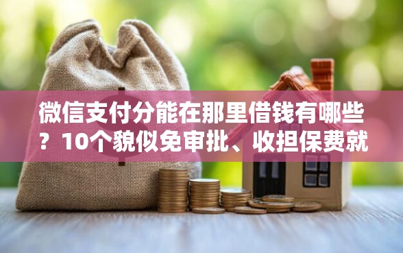 微信支付分能在那里借钱有哪些？10个貌似免审批、收担保费就能下款的口子合集