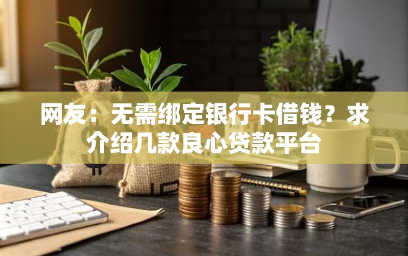 网友：无需绑定银行卡借钱？求介绍几款良心贷款平台