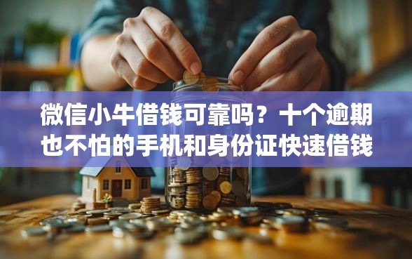 微信小牛借钱可靠吗？十个逾期也不怕的手机和身份证快速借钱app