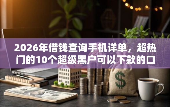 2026年借钱查询手机详单，超热门的10个超级黑户可以下款的口子推荐