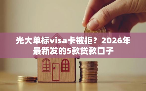 光大单标visa卡被拒？2026年最新发的5款贷款口子
