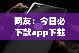 网友：今日必下款app下载地址？求介绍几款真正无视征信黑白100%秒下网贷