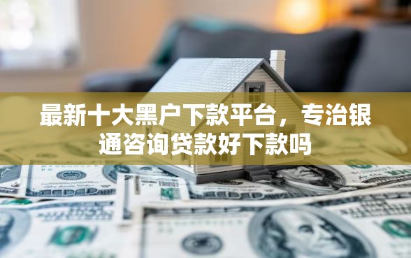 最新十大黑户下款平台，专治银通咨询贷款好下款吗